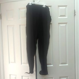 Eileen Fisher Black tapered leg pants XL